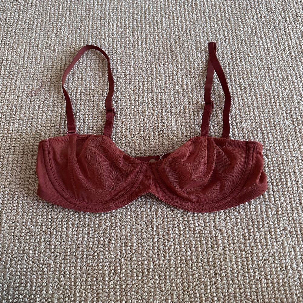 SKIMS Terracotta Underwire Bra